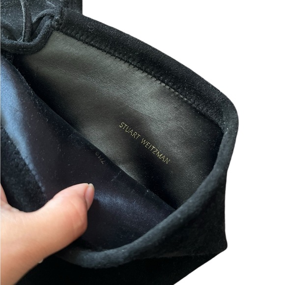 STUART WEITZMAN Suede Leather Pointy Thighland Over The Knee Heeled Boots - Picture 7 of 13